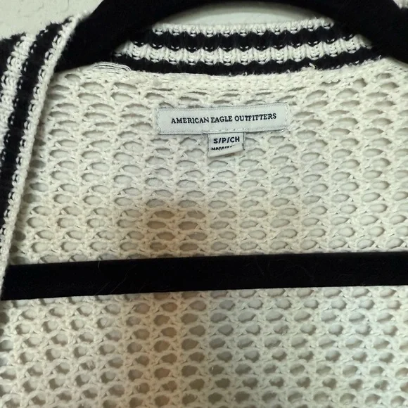 American Eagle Outfitters Open Knit Long Cardigan - Picture 9 of 10